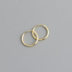 Korean Simple Hoop Earrings