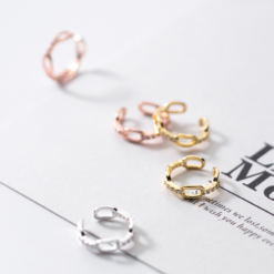 Chain Ear Clip Earrings
