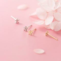 Glossy Little Flower Earrings