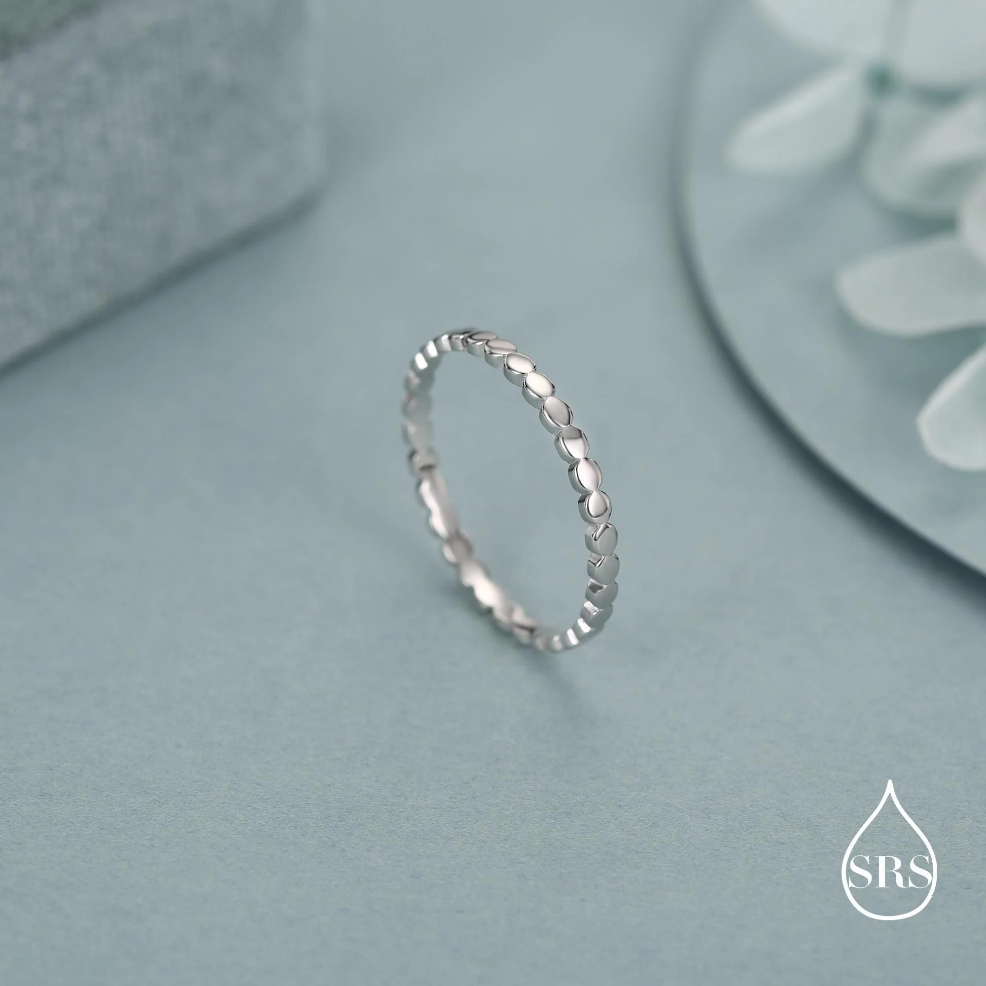 Beaded Dot Stacking Ring - Image 6