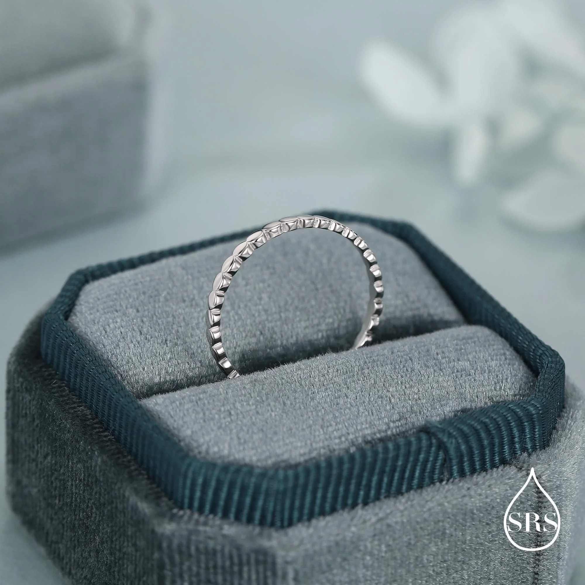 Beaded Dot Stacking Ring - Image 8