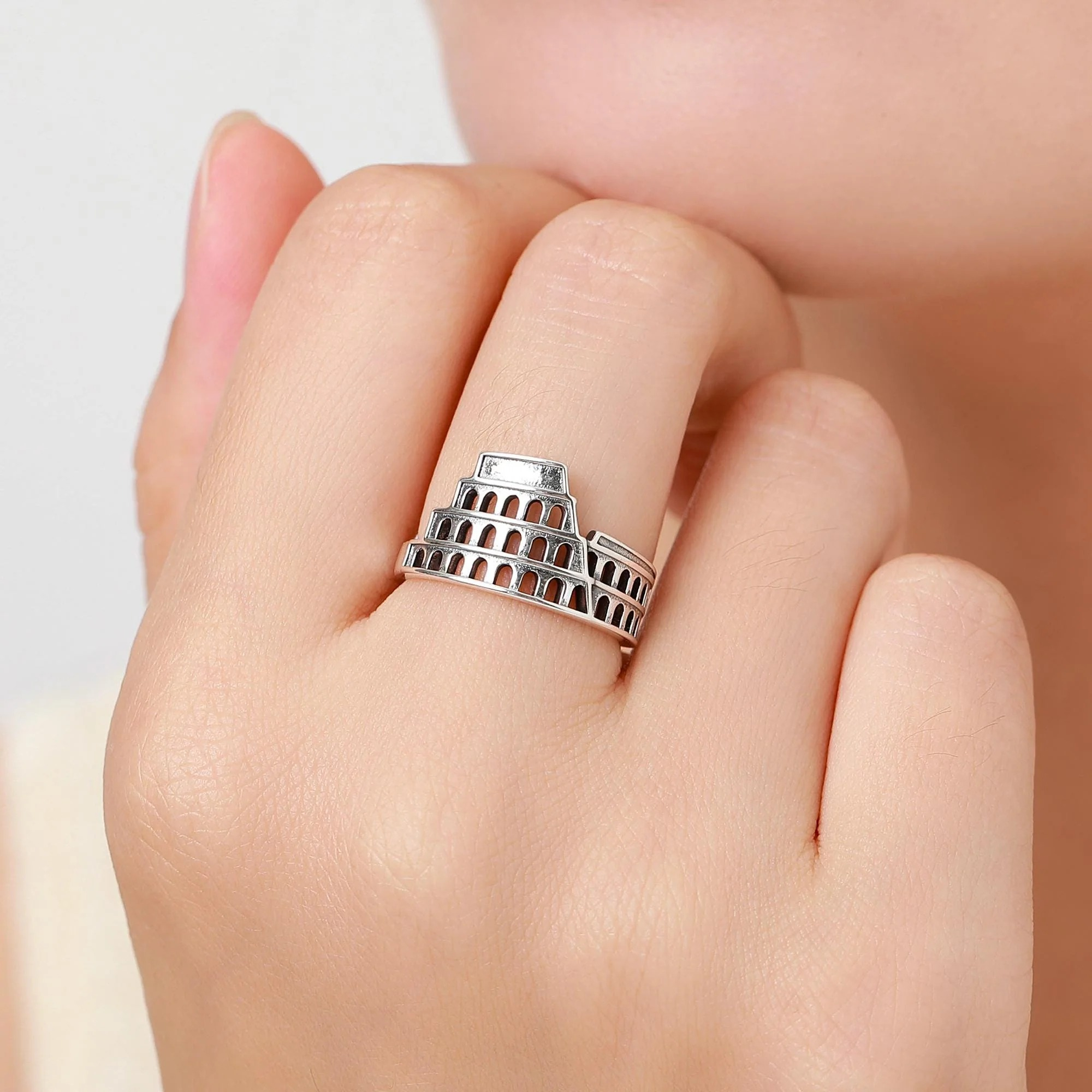 Colosseum Inspired Statement Ring - Image 3