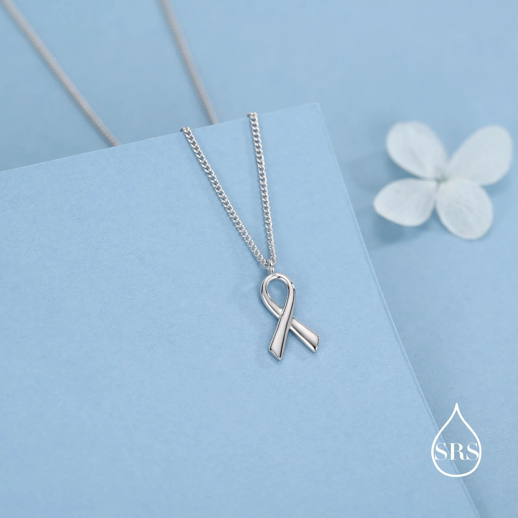 Awareness Ribbon Pendant Necklace - Image 3