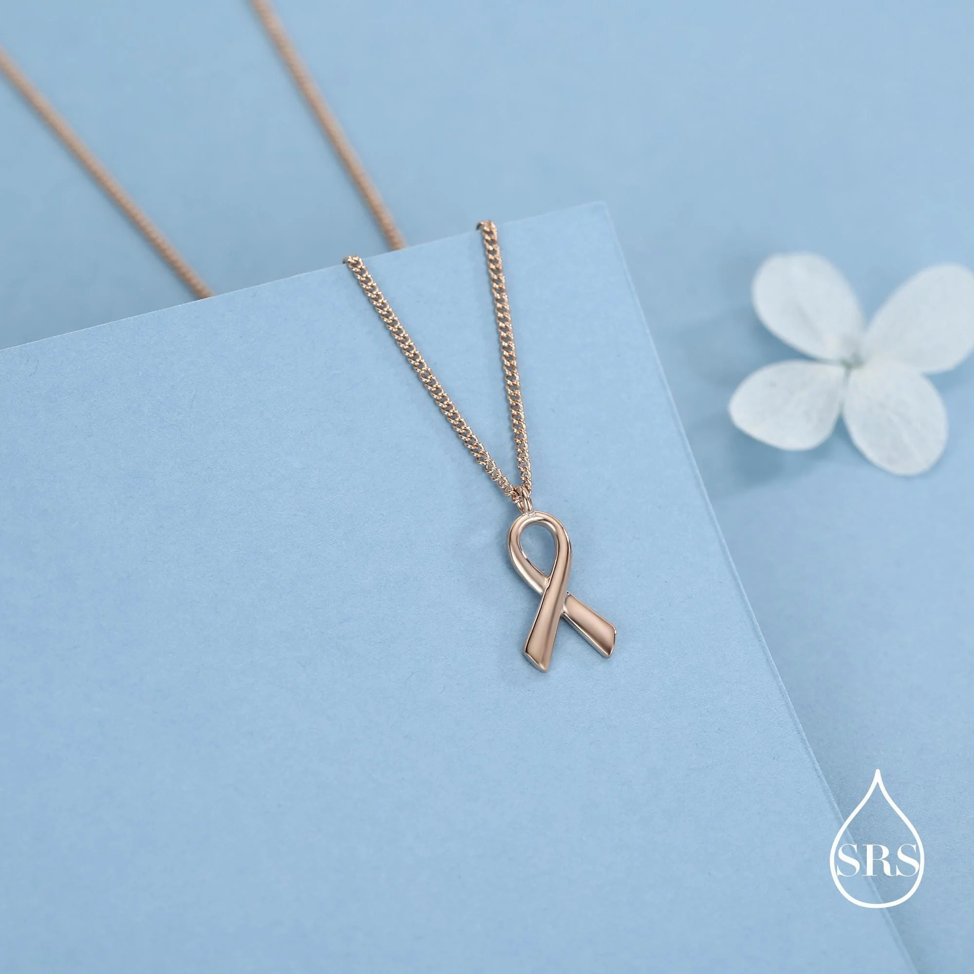 Awareness Ribbon Pendant Necklace - Image 5