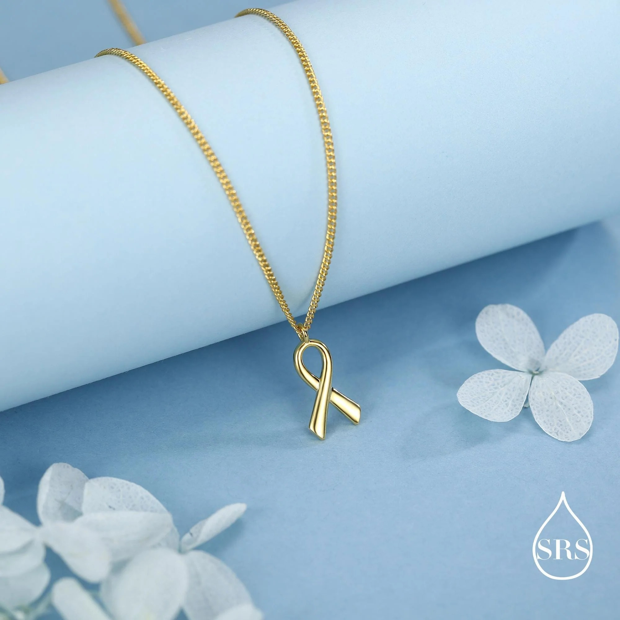 Awareness Ribbon Pendant Necklace - Image 4
