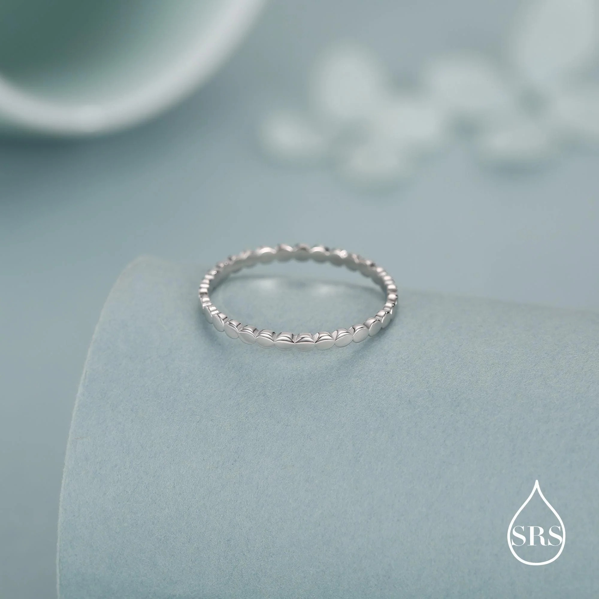 Beaded Dot Stacking Ring - Image 2