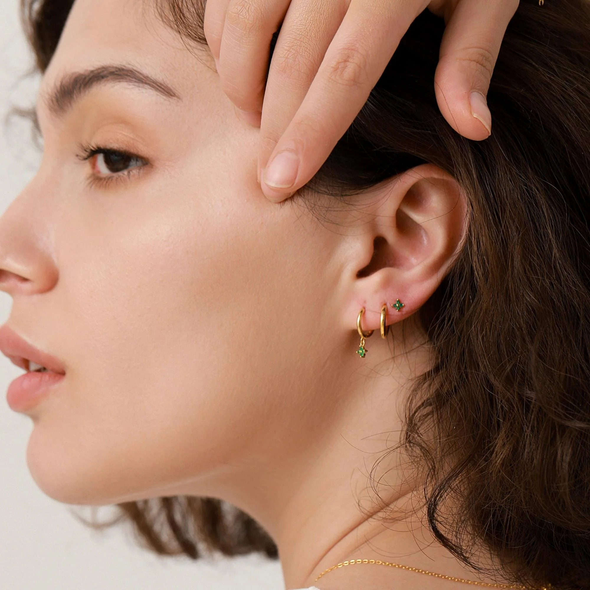 Minimalist Hoop Earrings - Image 4