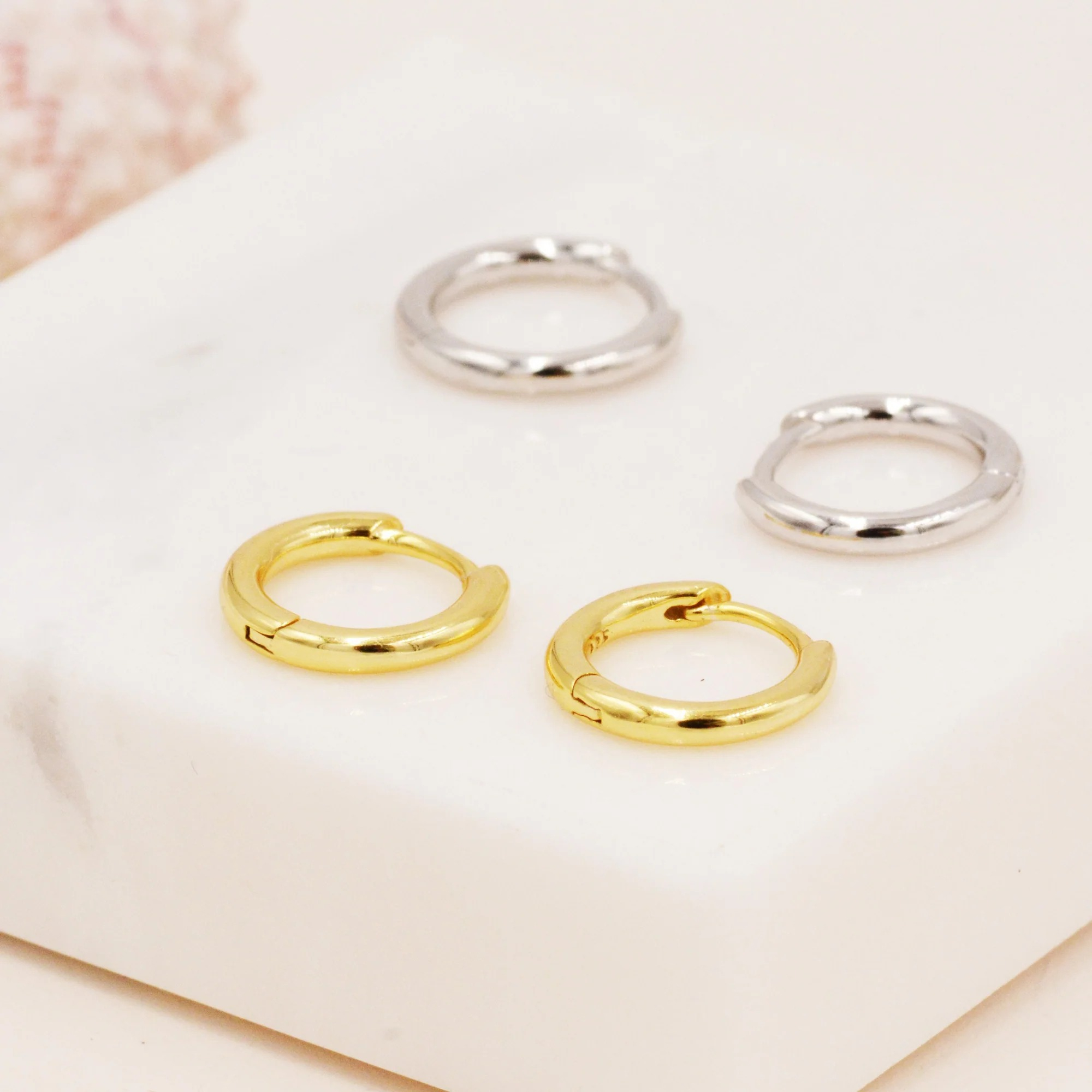Minimalist Hoop Earrings - Image 6