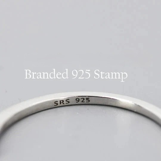 Minimalist Skinny Wave Stacking Ring - Image 8