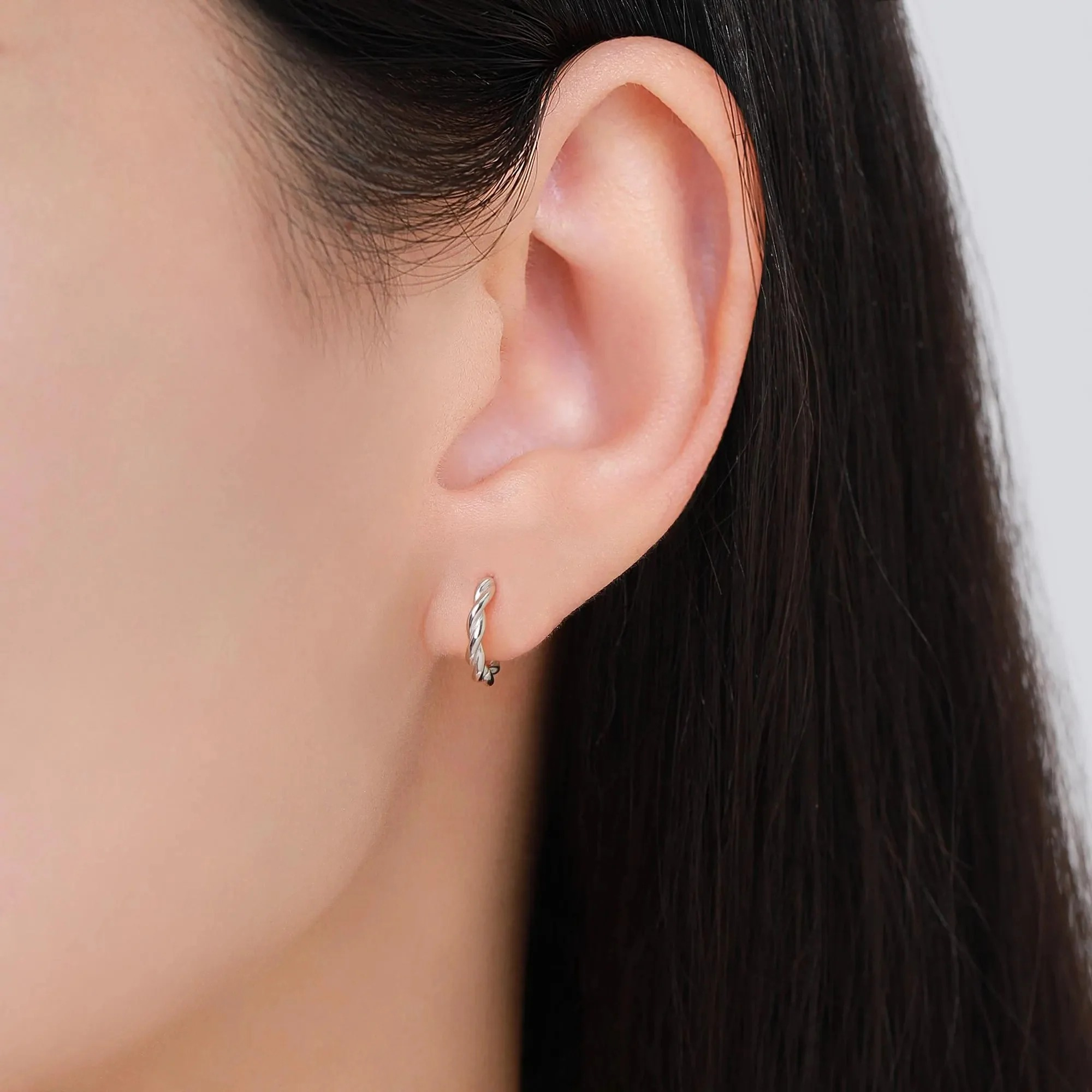 Braided Hoop Earrings