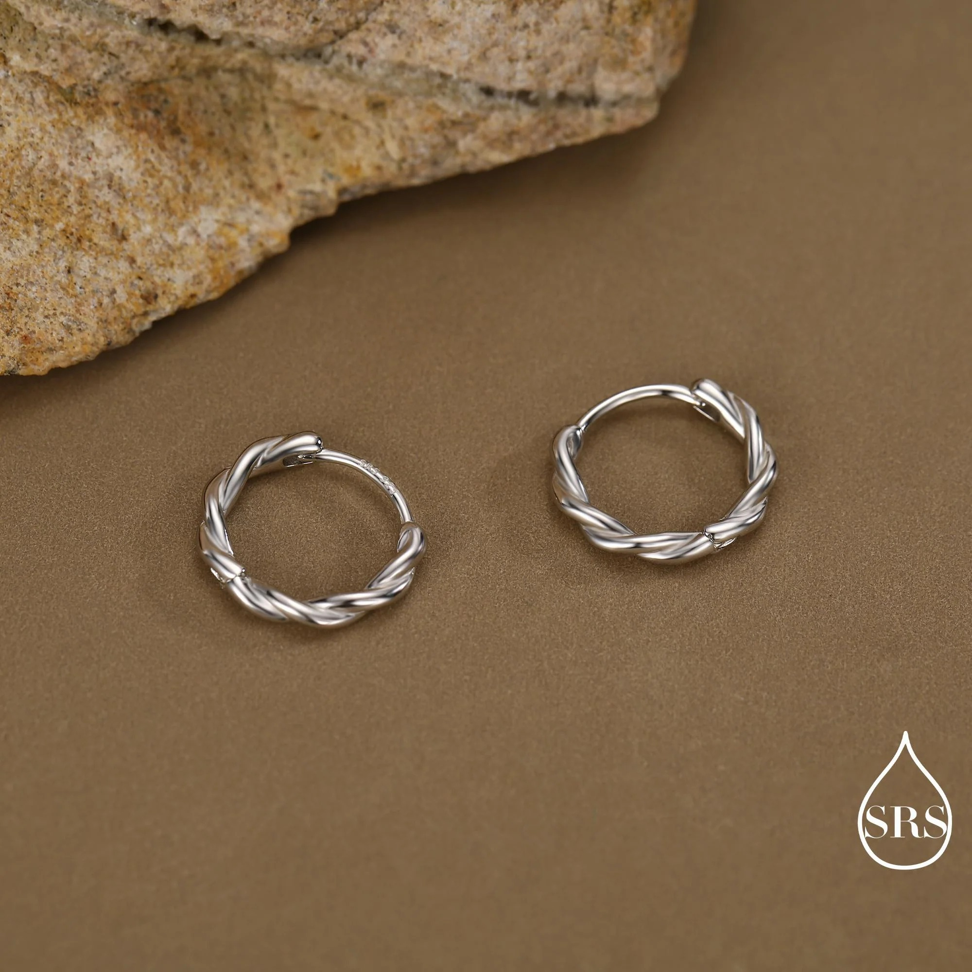 Braided Hoop Earrings - Image 4