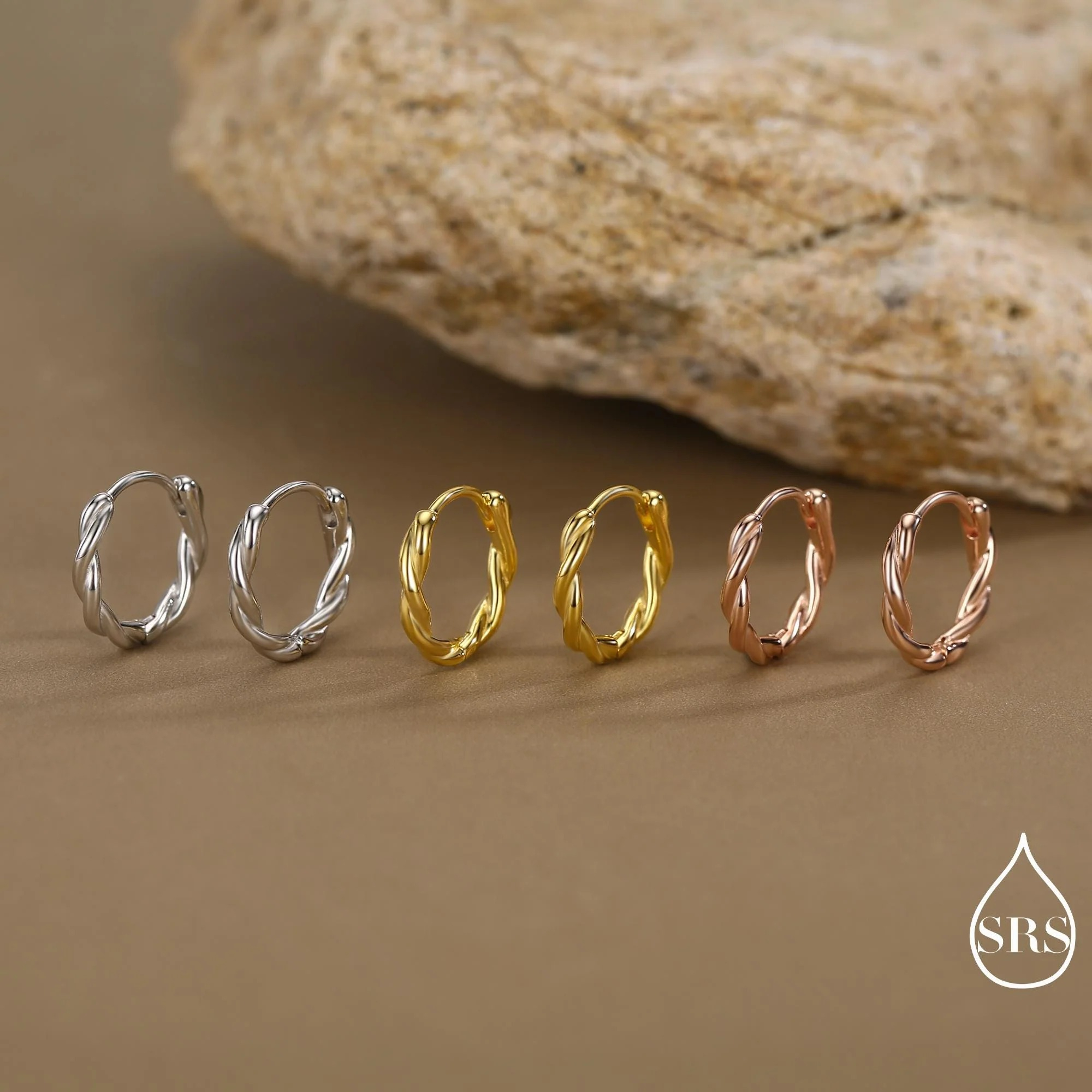 Braided Hoop Earrings - Image 7