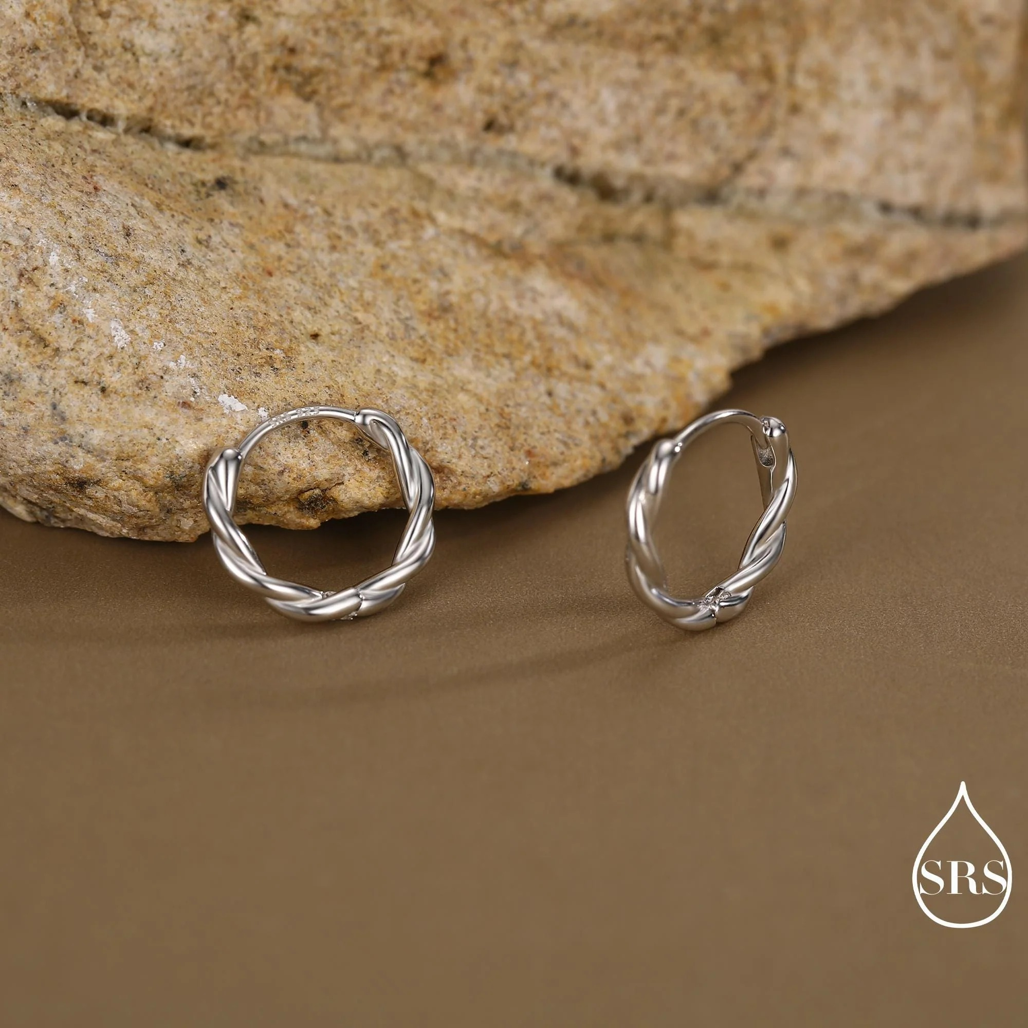 Braided Hoop Earrings - Image 8