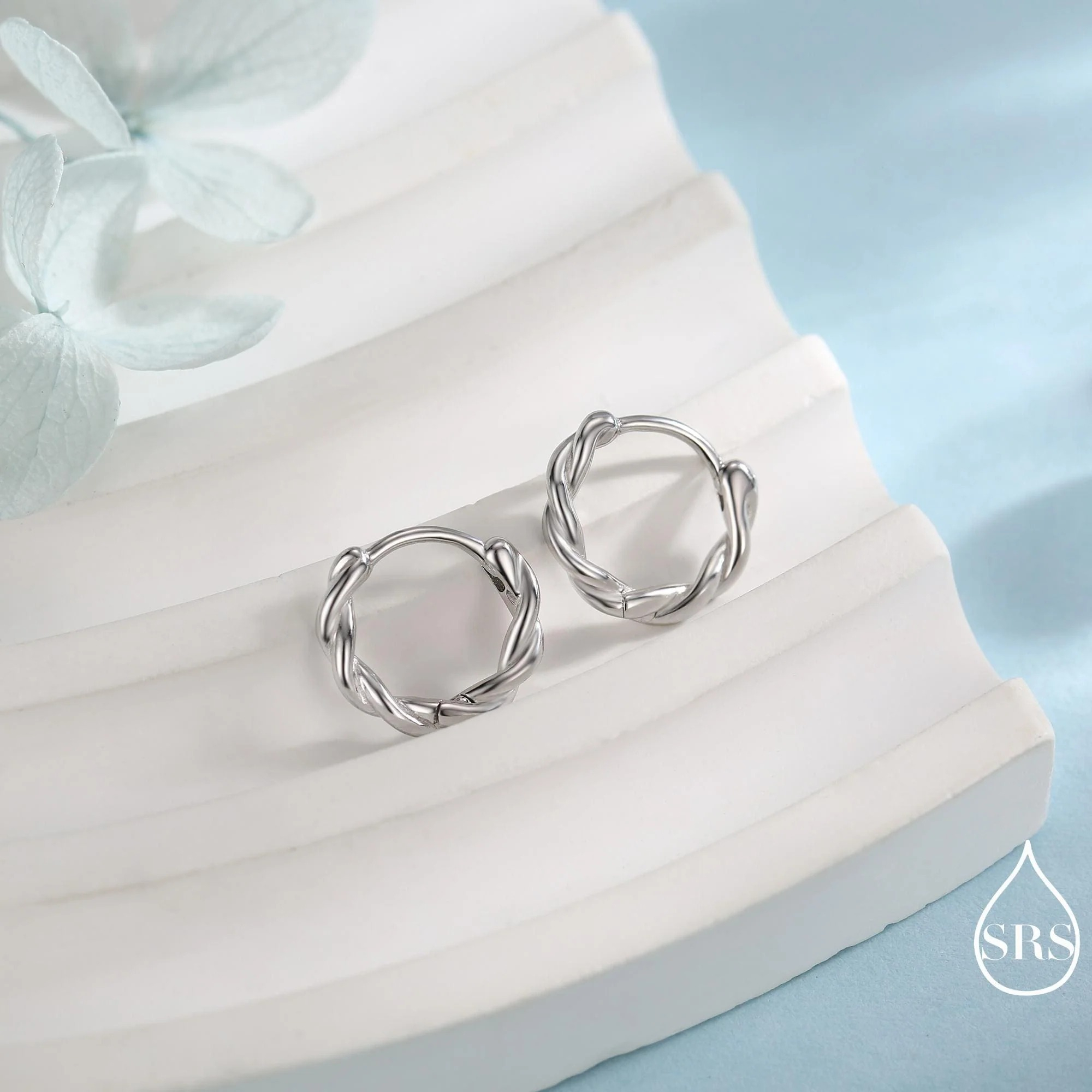 Braided Hoop Earrings - Image 9