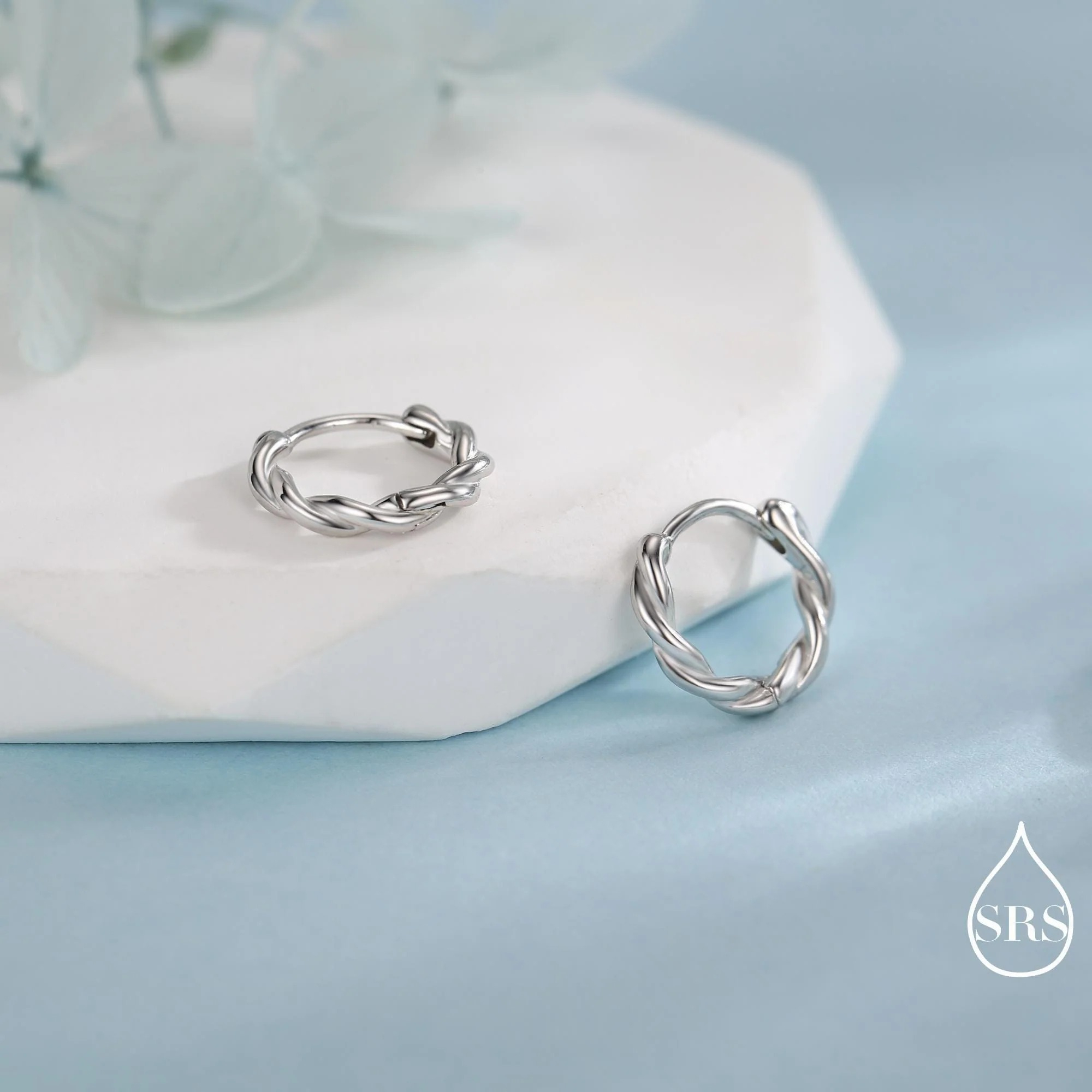 Braided Hoop Earrings - Image 10