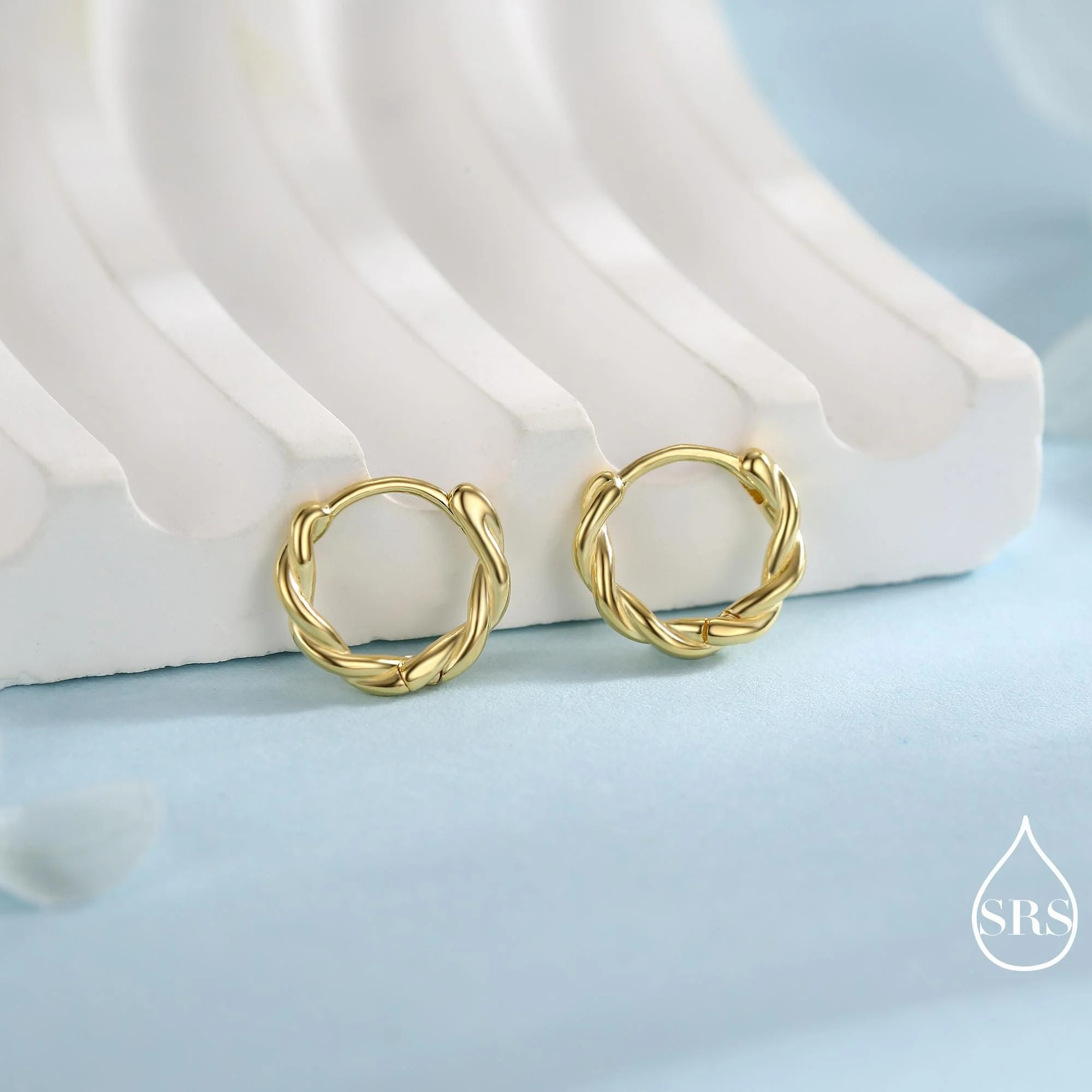 Braided Hoop Earrings - Image 12