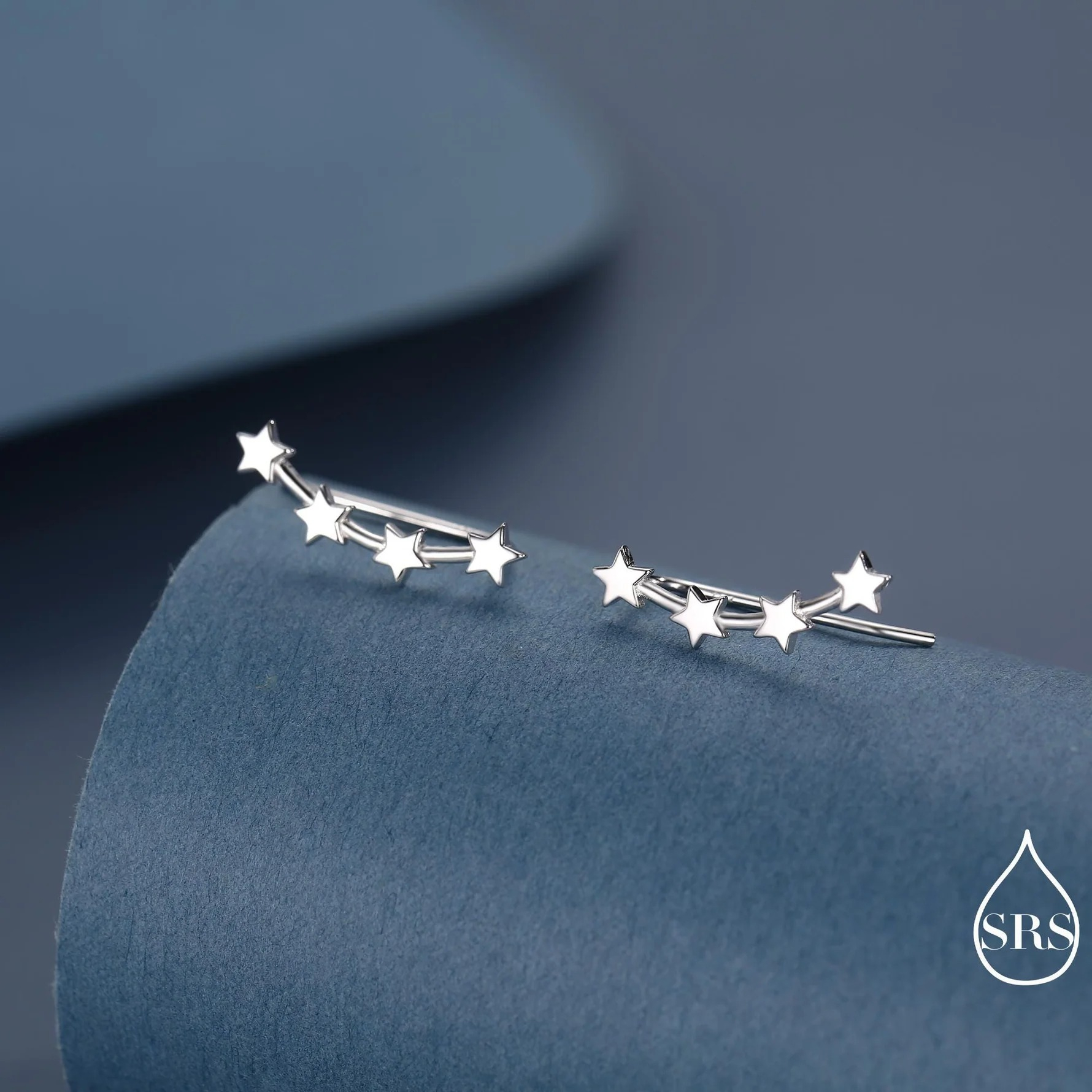 Star Constellation Crawler Earrings - Image 3