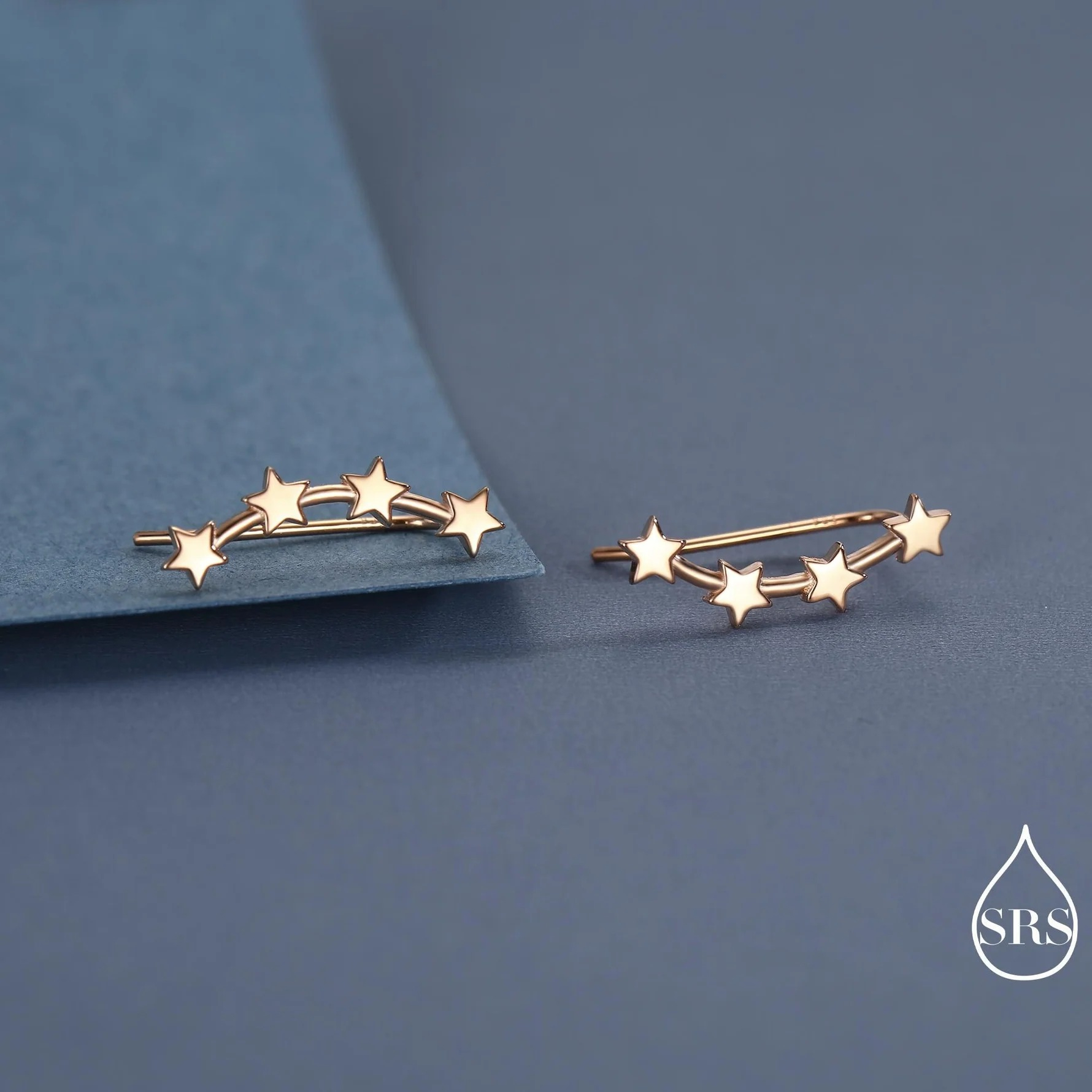 Star Constellation Crawler Earrings - Image 4