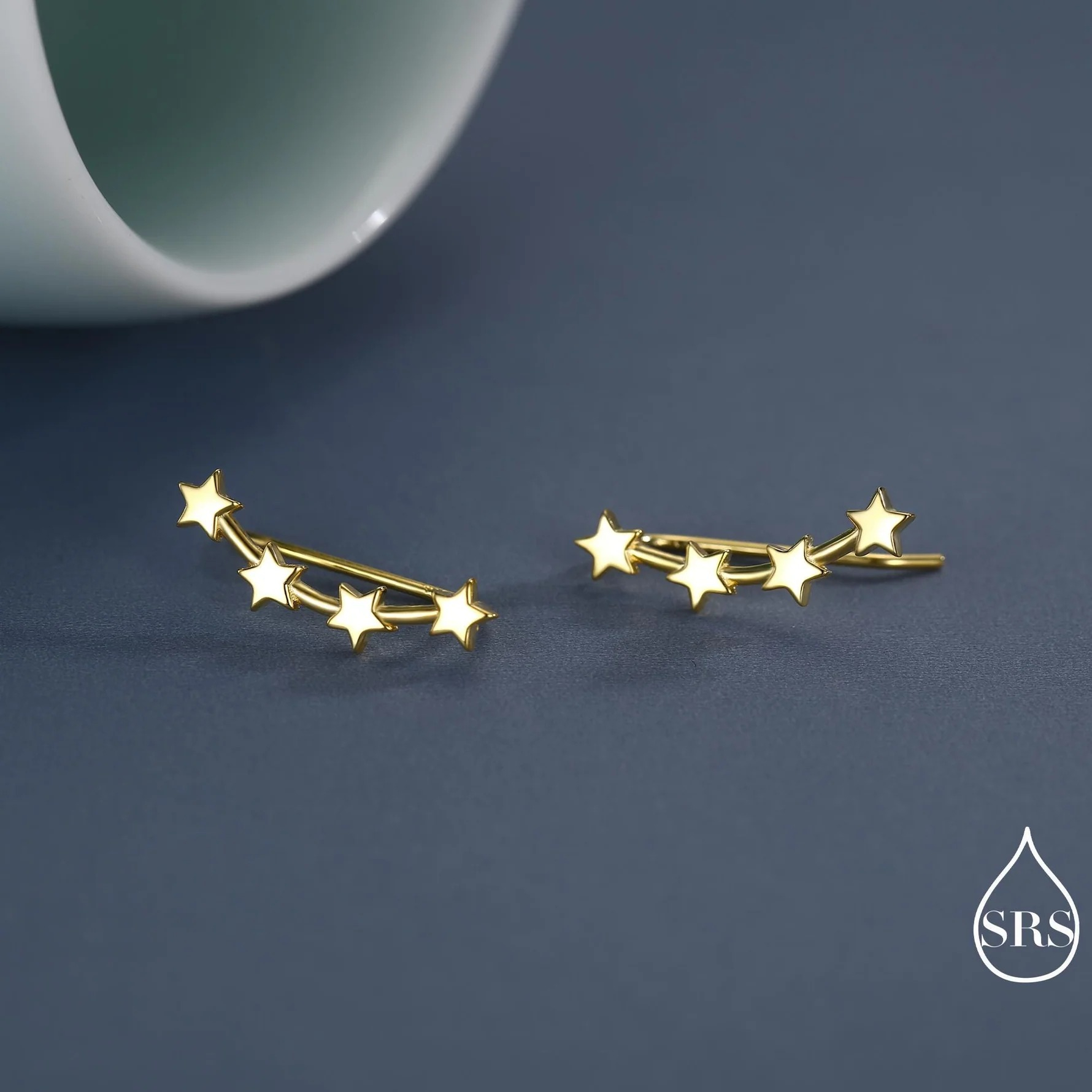 Star Constellation Crawler Earrings - Image 5