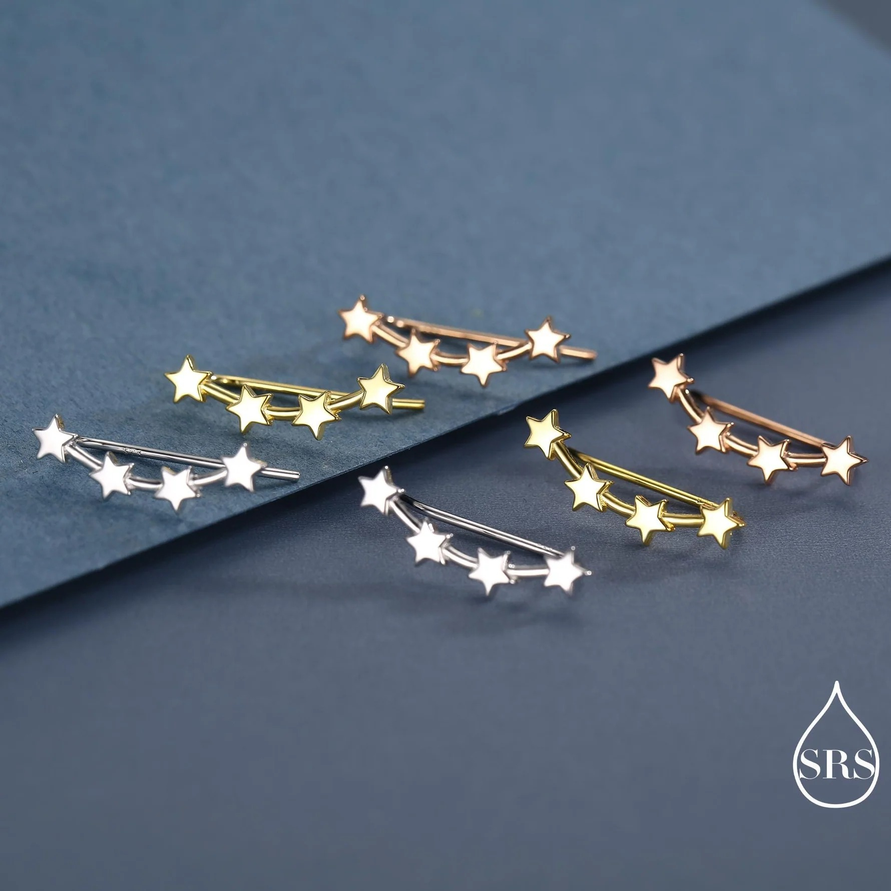 Star Constellation Crawler Earrings - Image 6