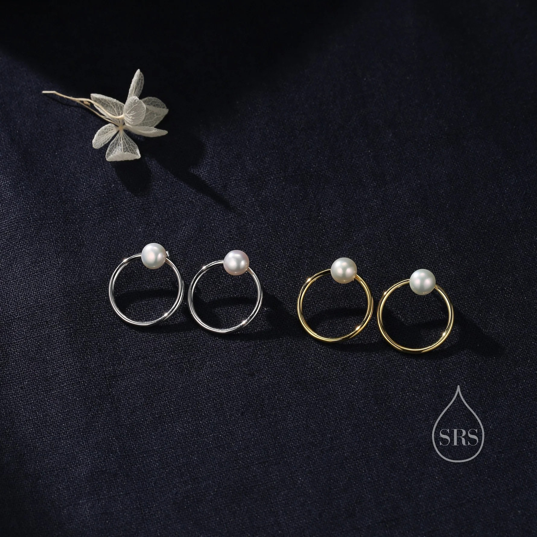 Natural Freshwater Pearl Ear Jacket - Image 6