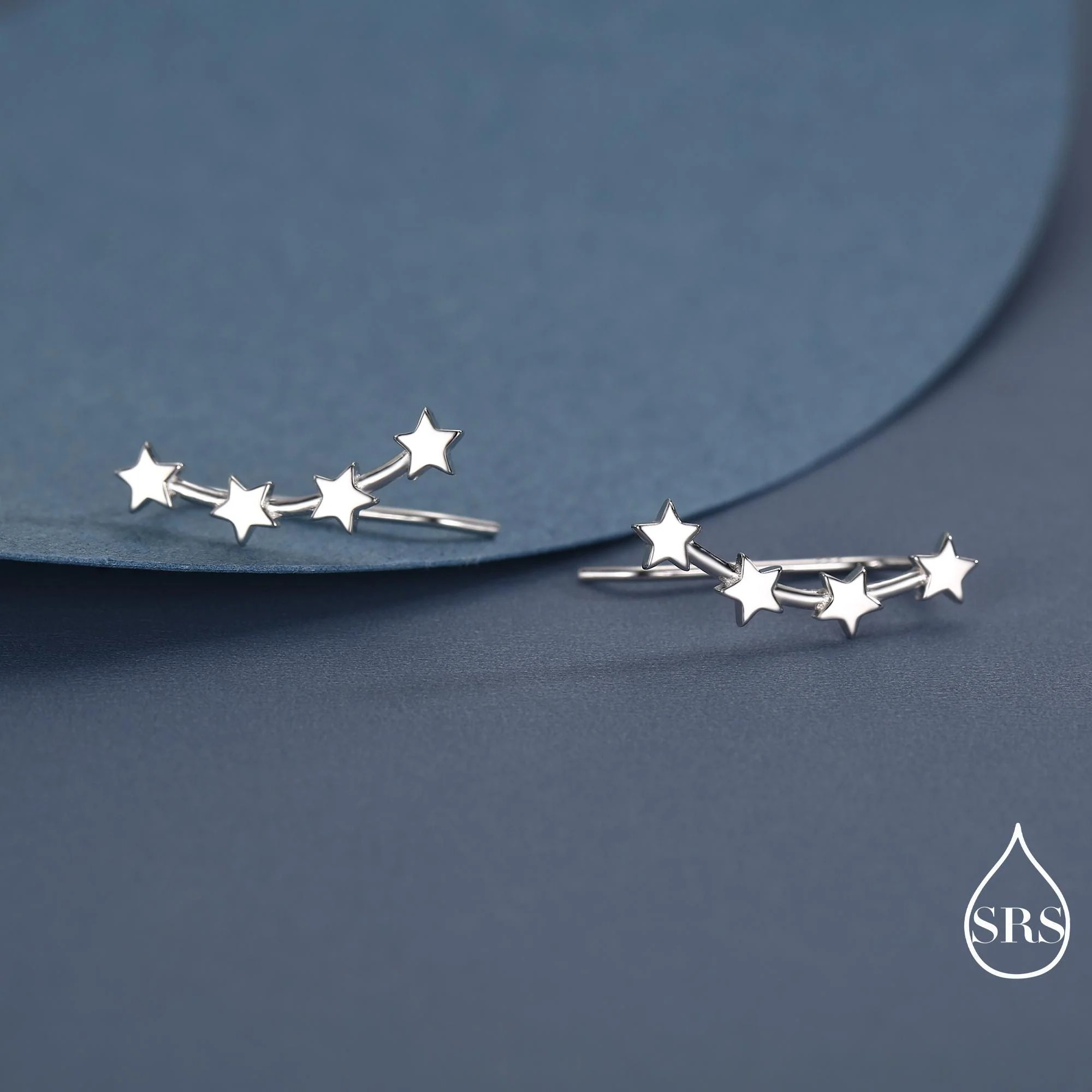 Star Constellation Crawler Earrings - Image 2